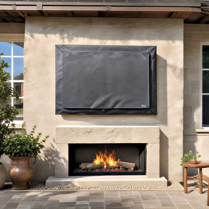 outdoor weather resistant tv cover