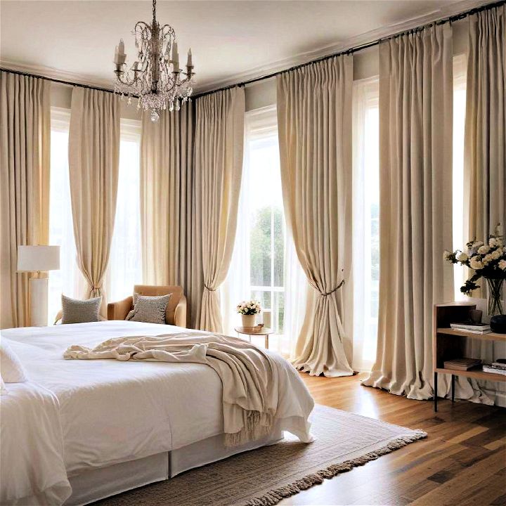 oversized curtain for bedroom