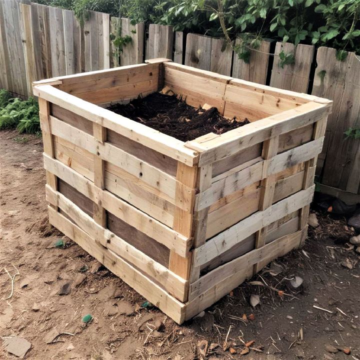 pallet compost bin