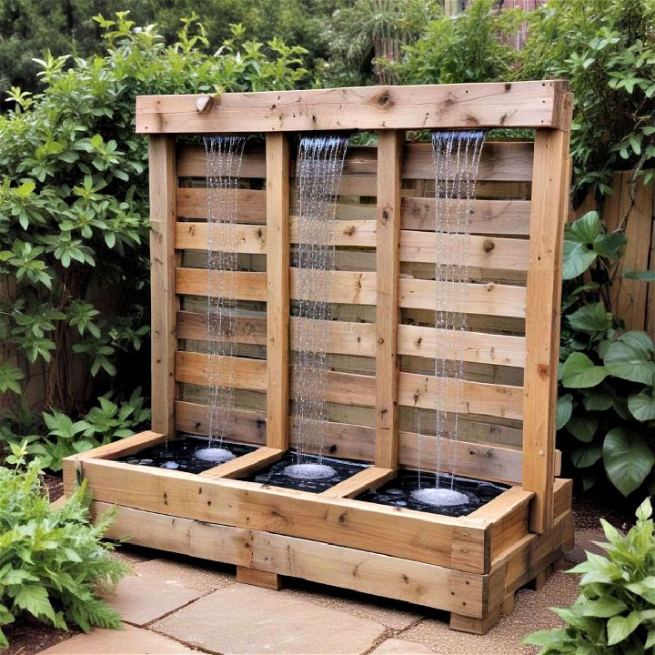 pallet water feature