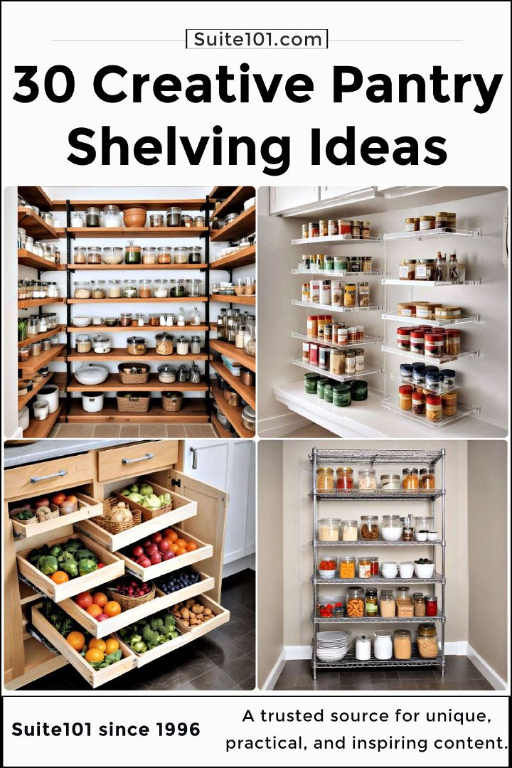 pantry shelving ideas to try