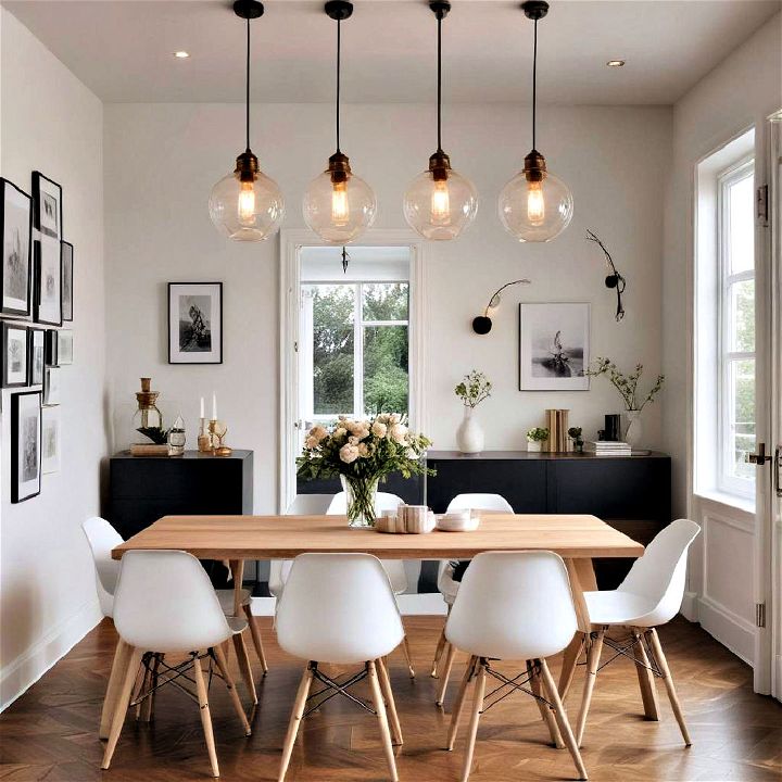 pendant lights for small dining room