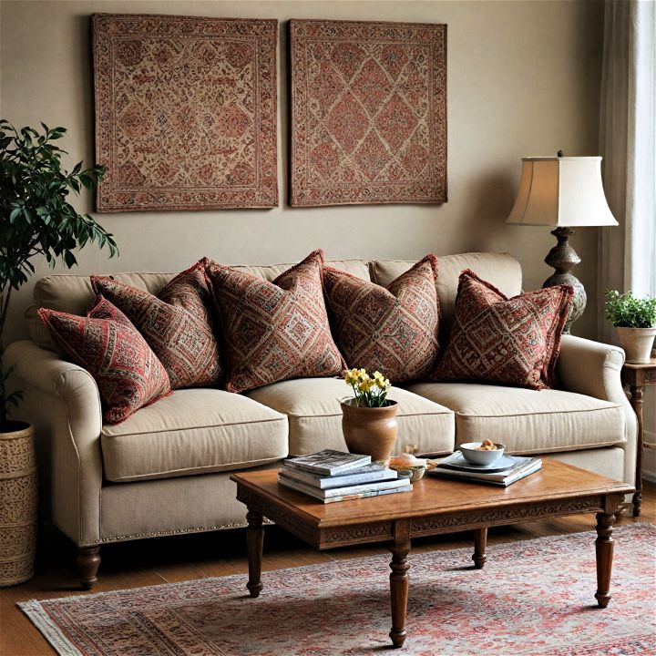 persian style decorative throw pillows