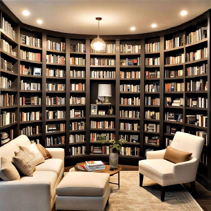 personal library for reading contemplation