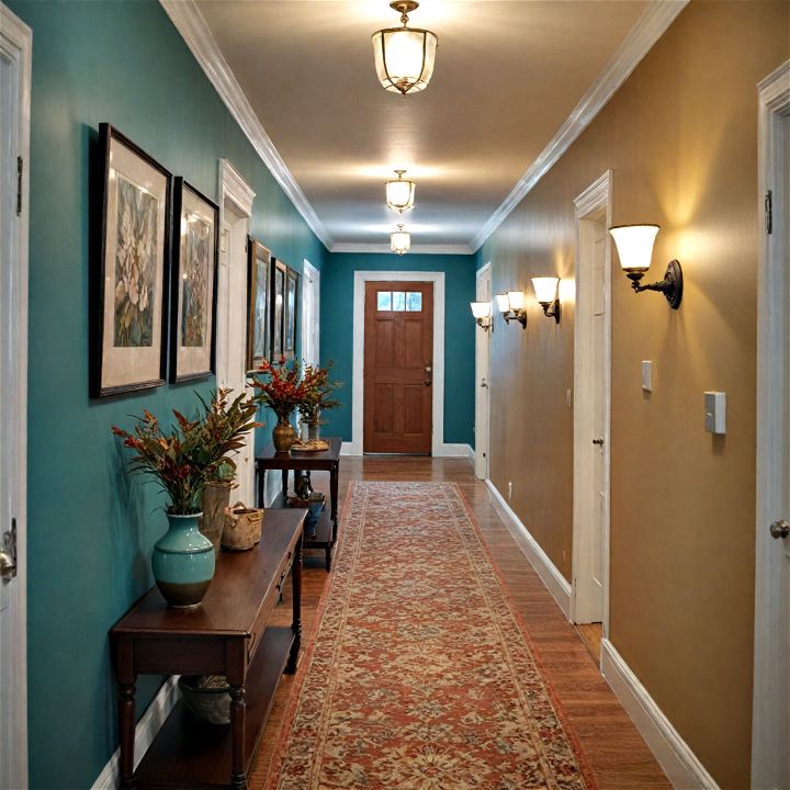 personalize theme for narrow hallway