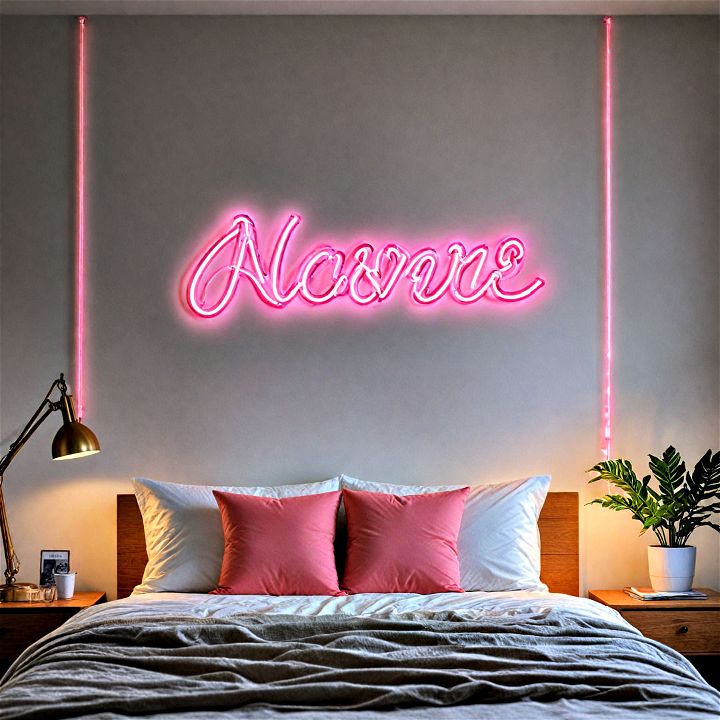 personalized neon light name sign