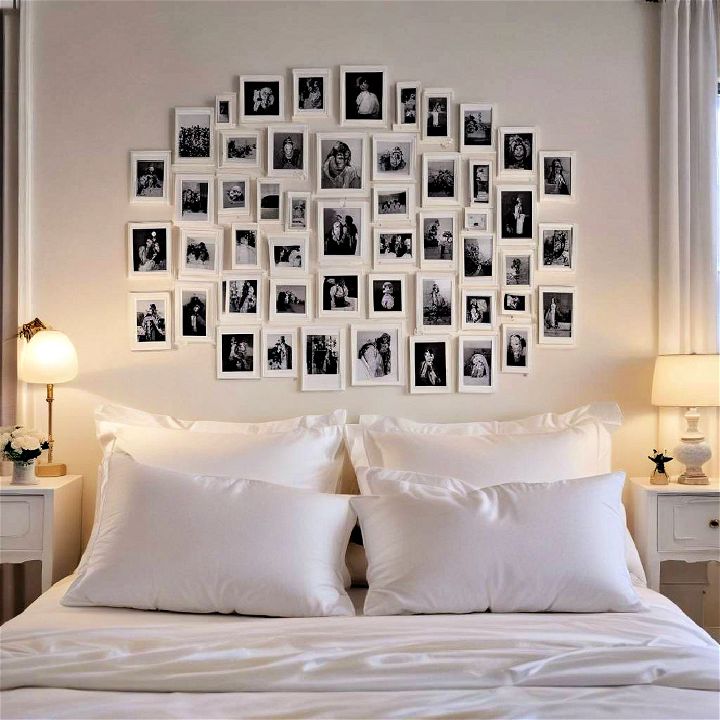 personalized photo frames for white bedroom ideas