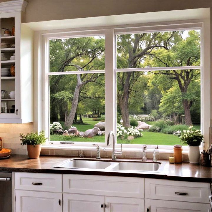 picture kitchen windows for scenic views