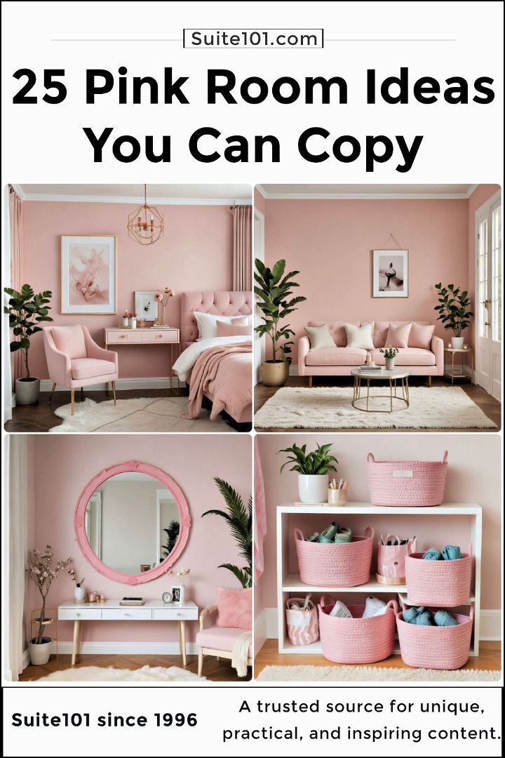 pink room ideas to copy