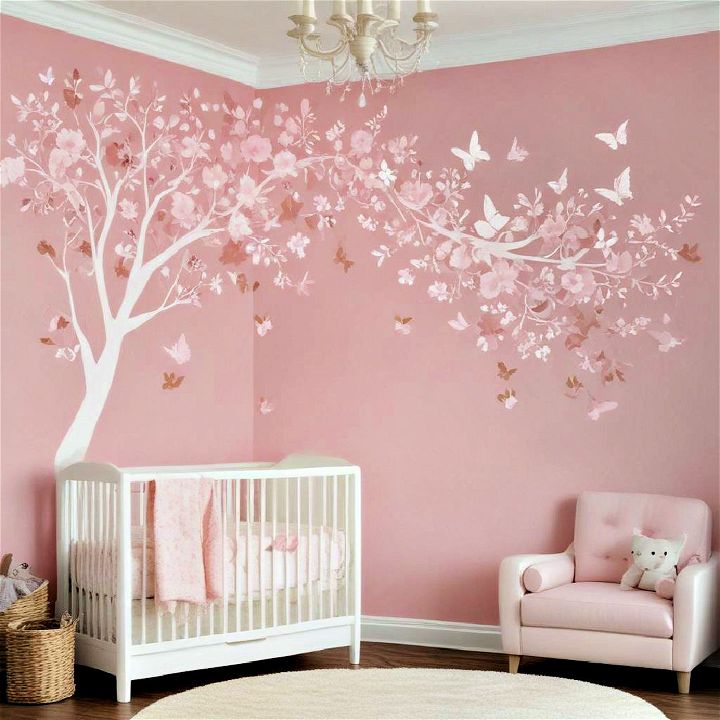 pink wall decals for nursery