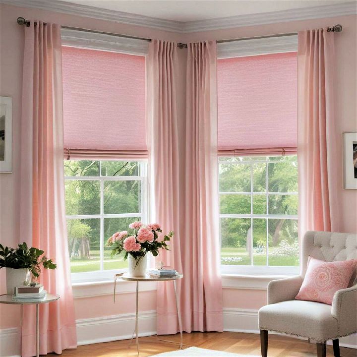 pink window treatment room s decor