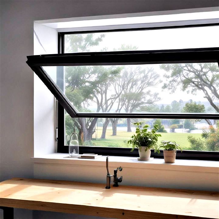 pivot kitchen windows for functionality