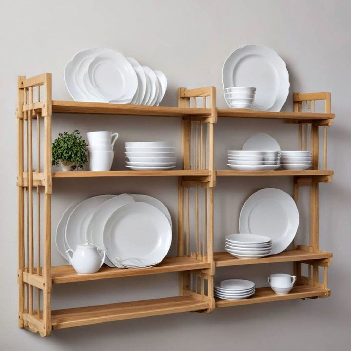 plate rack shelves