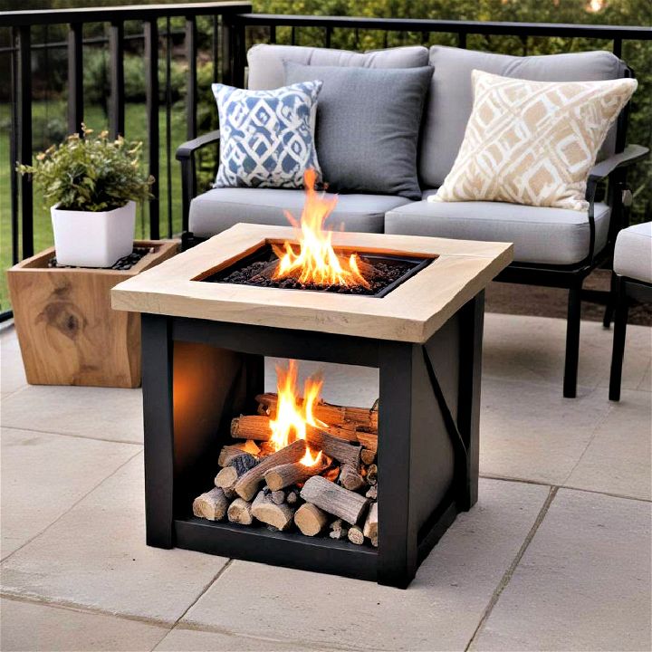 portable fire pit for chillier nights