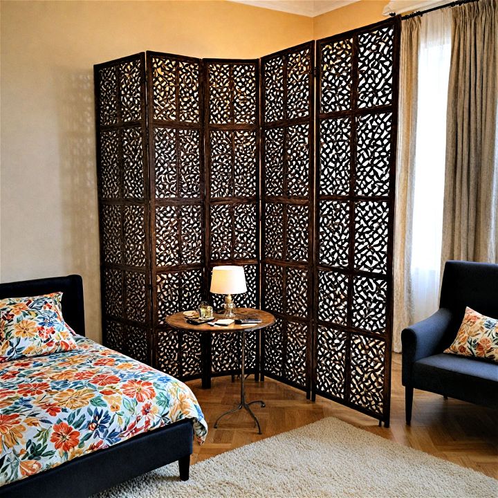 portable guest room divider for privacy