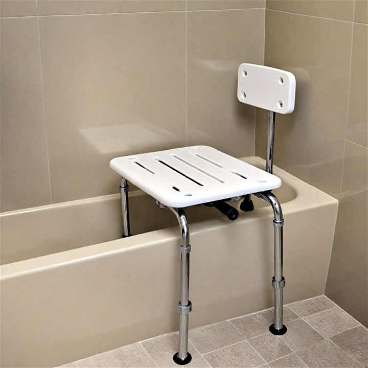 portable shower bench