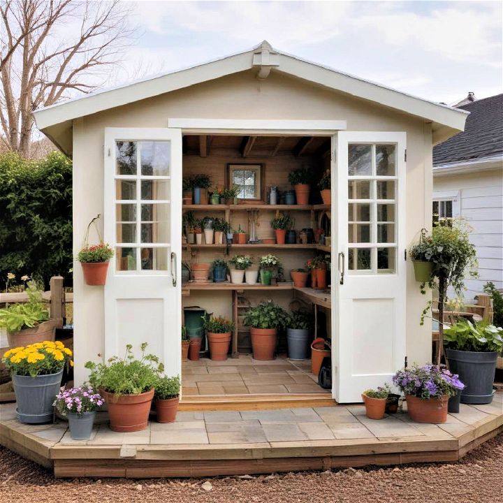 potting shed for garden