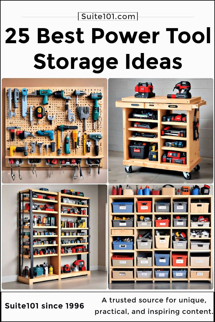 power tool storage ideas to copy