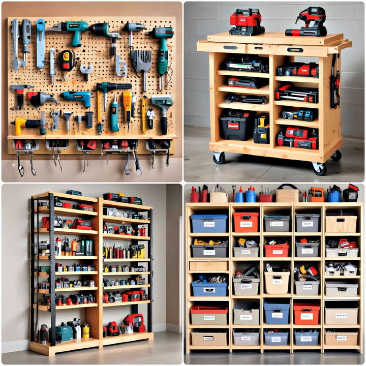 power tool storage ideas