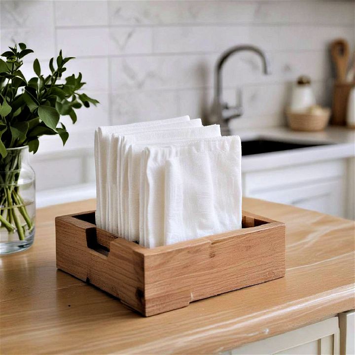 practical and decorative napkin holder