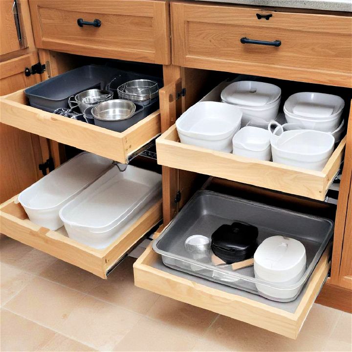 pull out shelves for cabinet