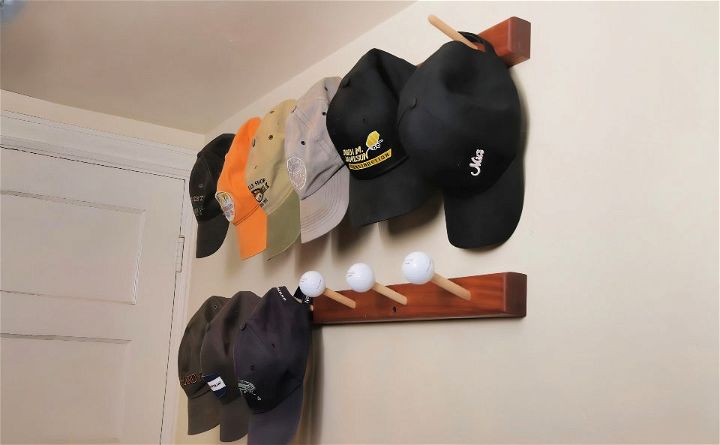 quick and easy diy hat rack