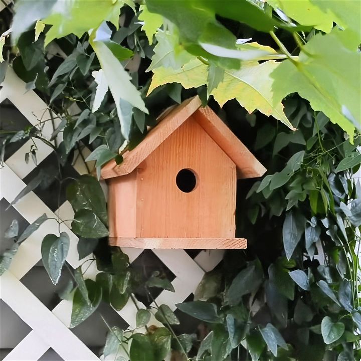 quick and easy diy wooden birdhouse