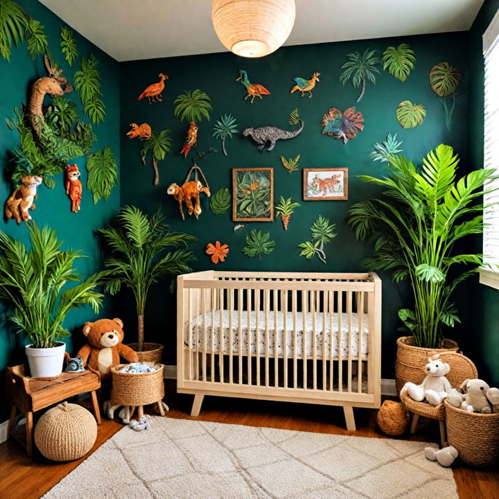 rainforest retreat baby boy nursery