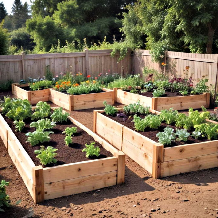 raised beds for small garden