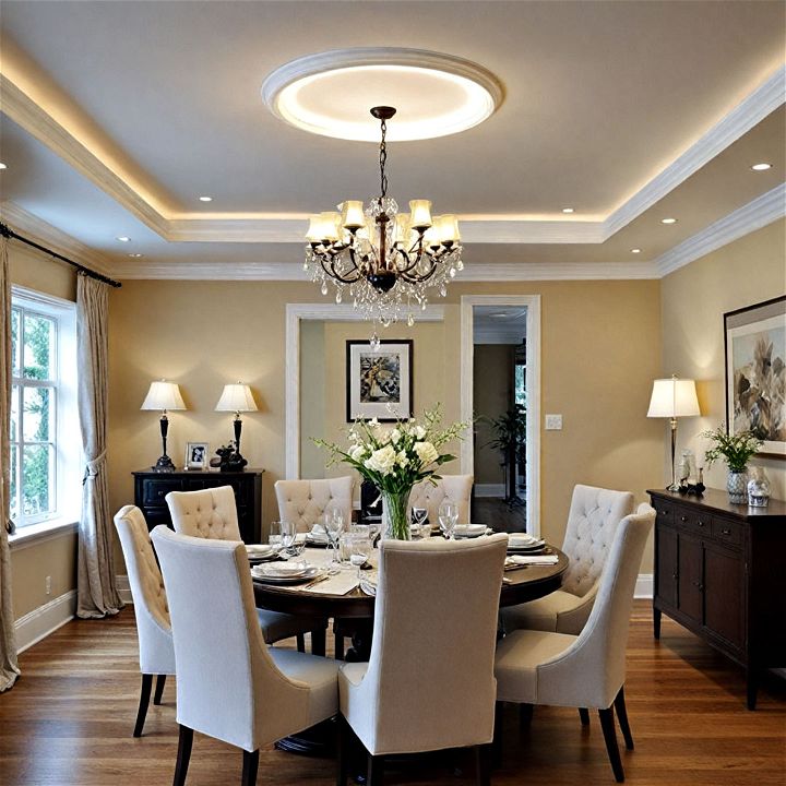 recessed lighting for dining room