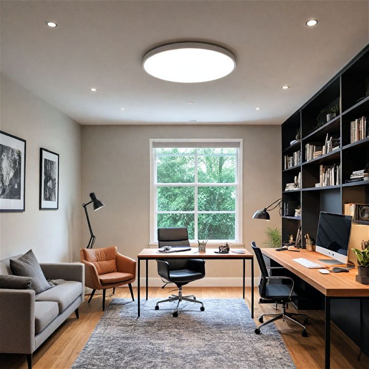 recessed lighting for low ceiling offices