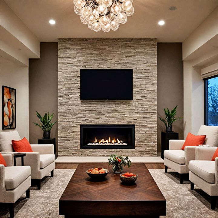 recessed tv mount fireplace wall
