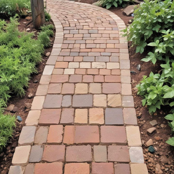 reclaimed materials for walkway