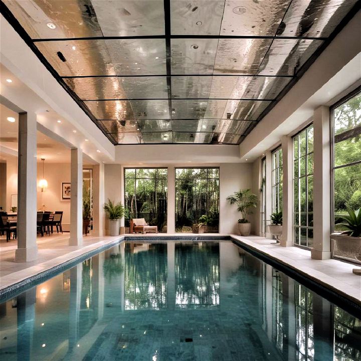 reflective ceiling pool