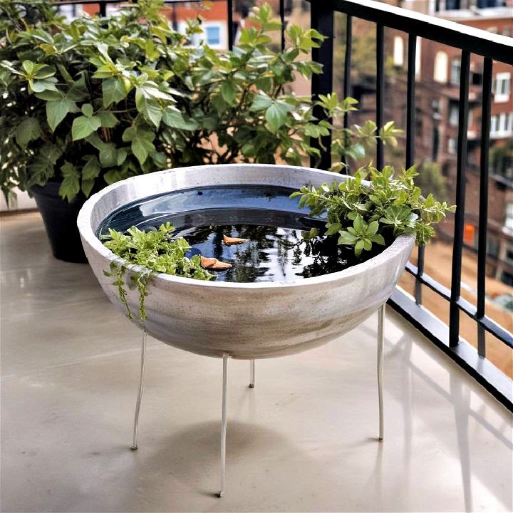 reflective water bowl to make your space more tranquil