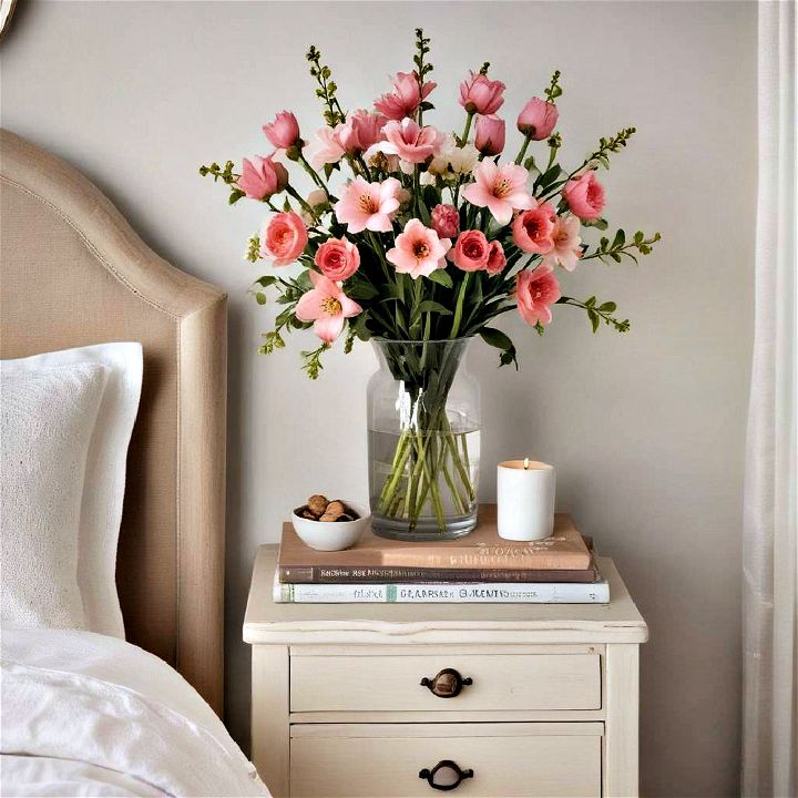 refreshing and cozy flower décor