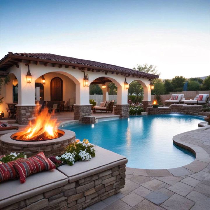relaxing resort vibes for pool patio