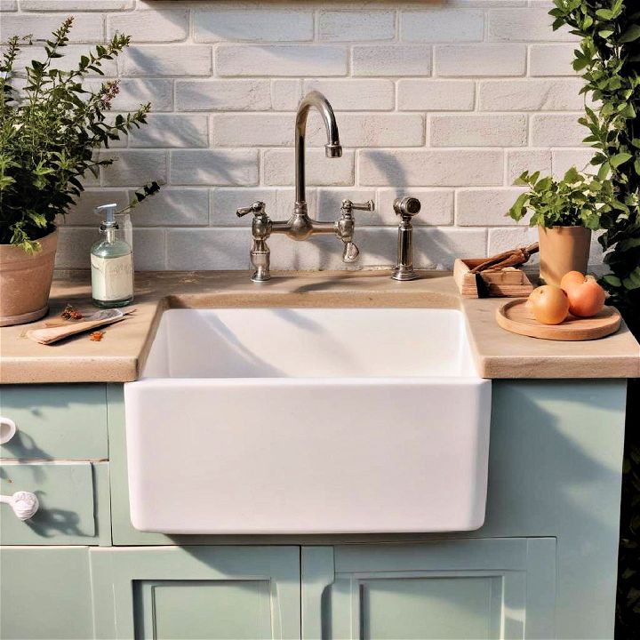 resilient fireclay sink