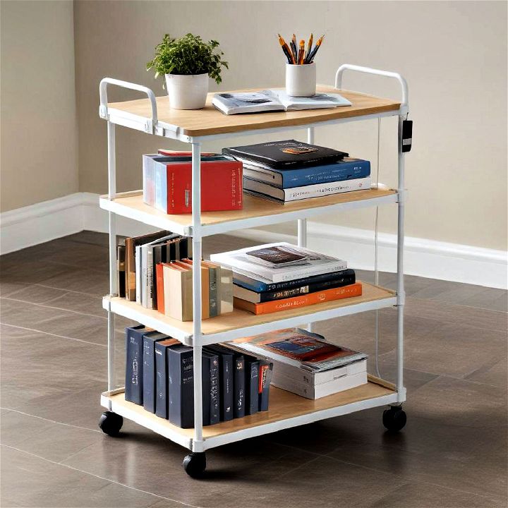 rolling cart for small spaces
