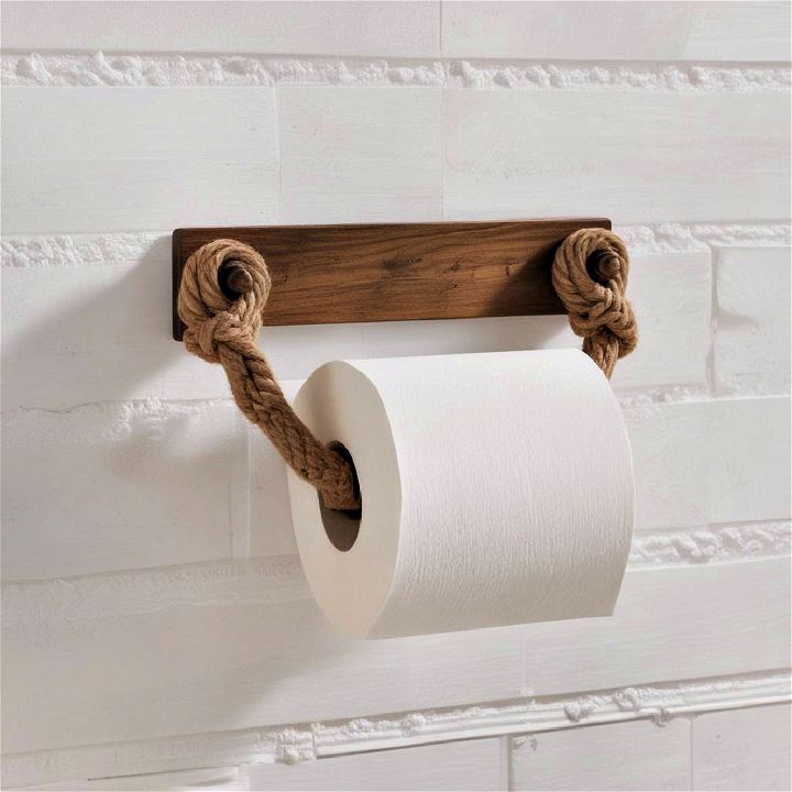 rope accents toilet paper holder