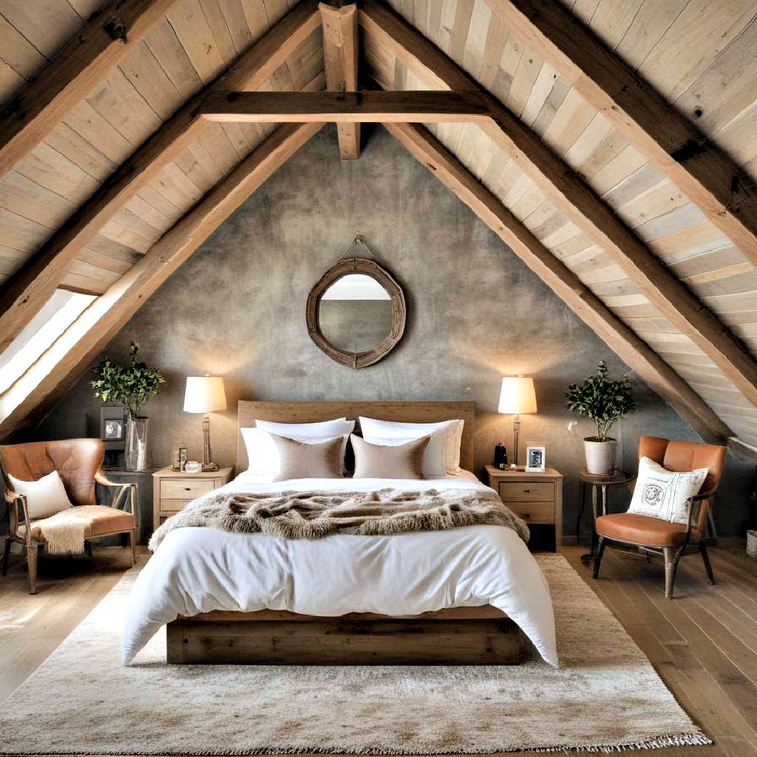 rustic bedroom decor to add warmth