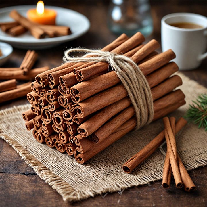 rustic cinnamon stick bundles
