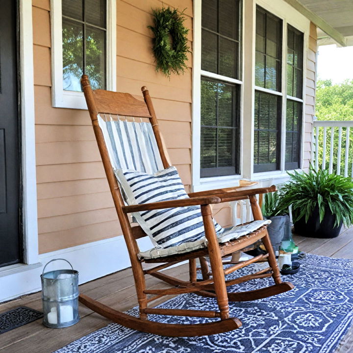 rustic farmhouse rocking chair