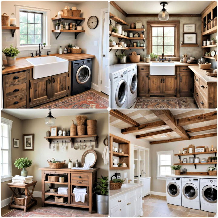 rustic laundry room ideas