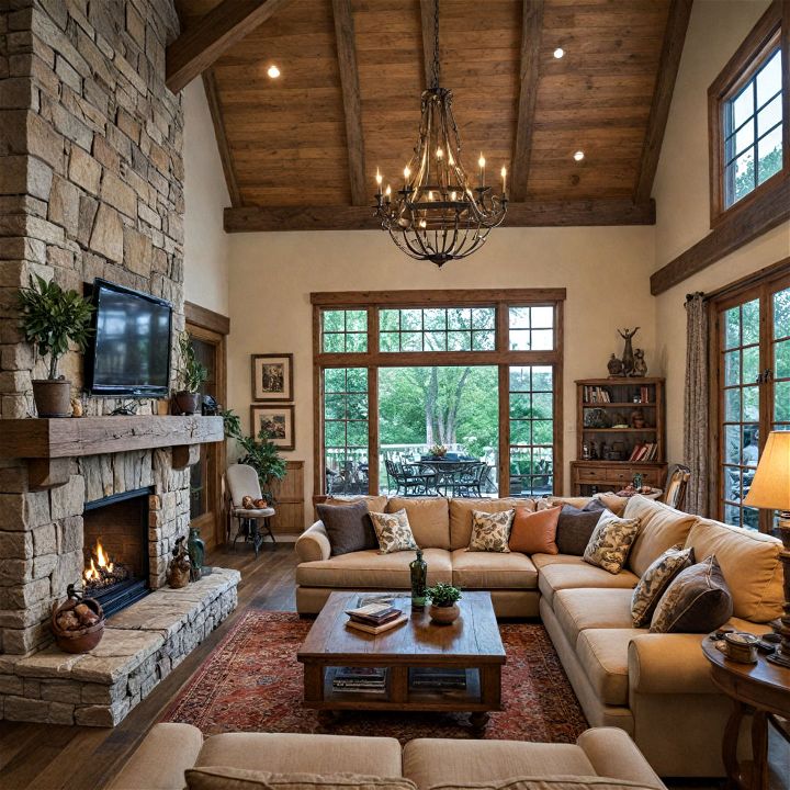 rustic retreat with natural elements