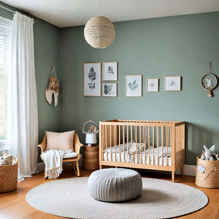 scandinavian serenity nursery room