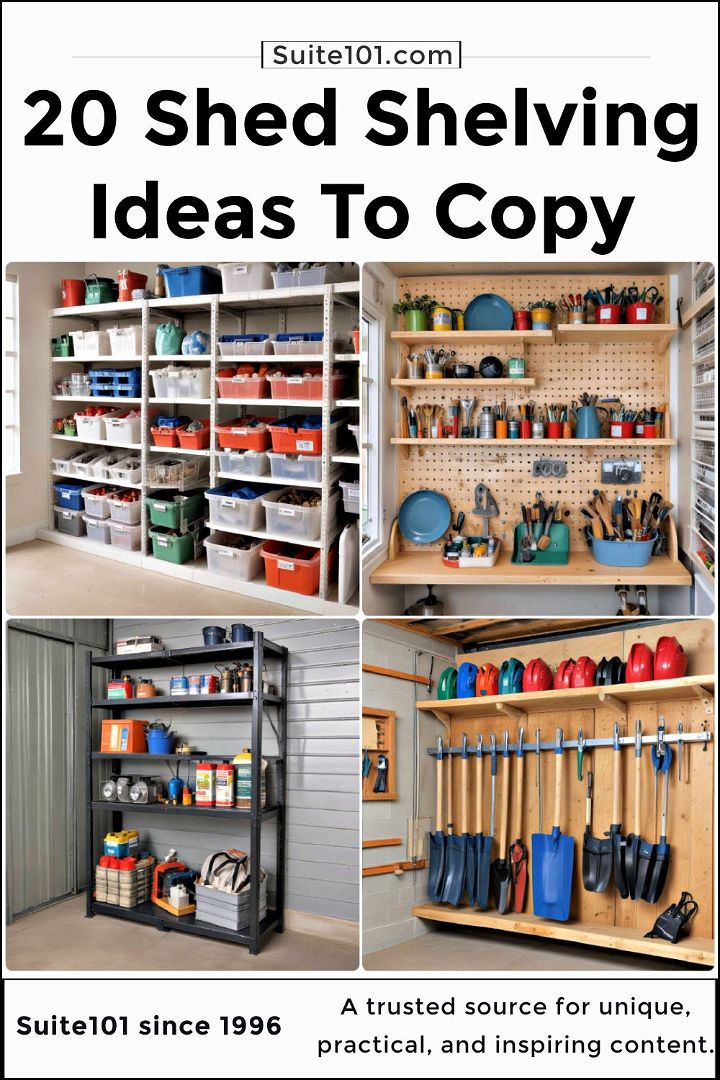 shed shelving ideas to copy