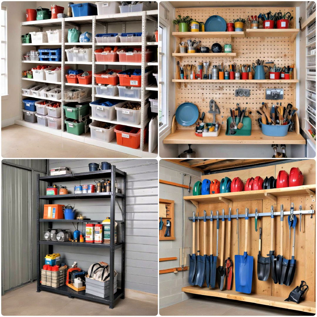 shed shelving ideas