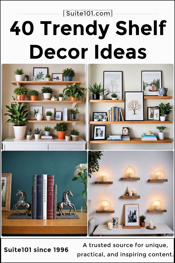 shelf decor ideas to copy