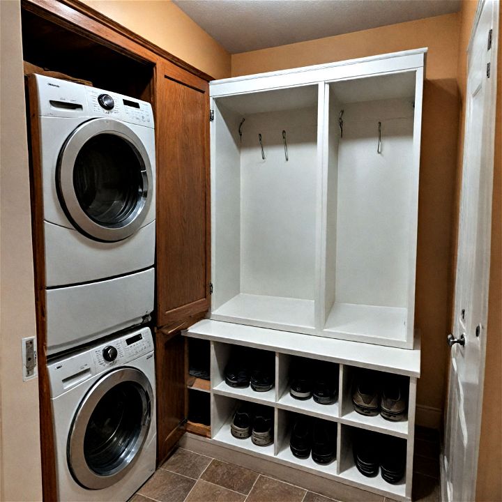 shoe cubby for mudroom laundry room